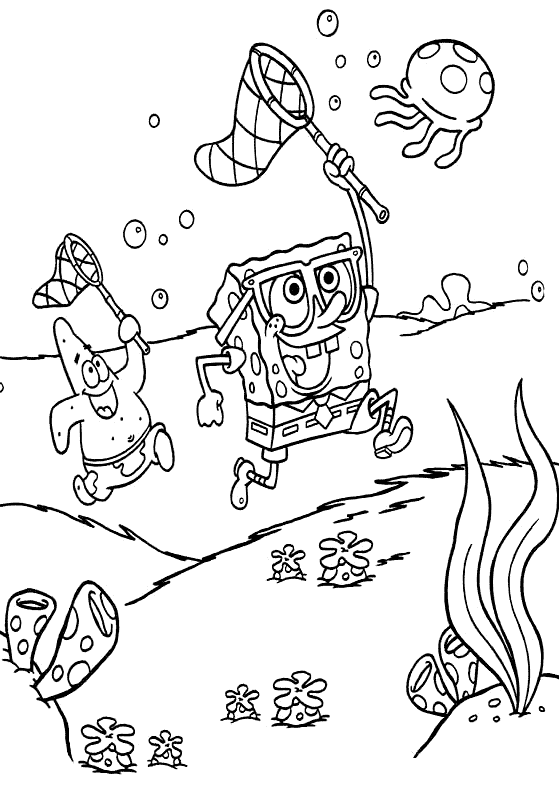 Spongebob Coloring Pages 2