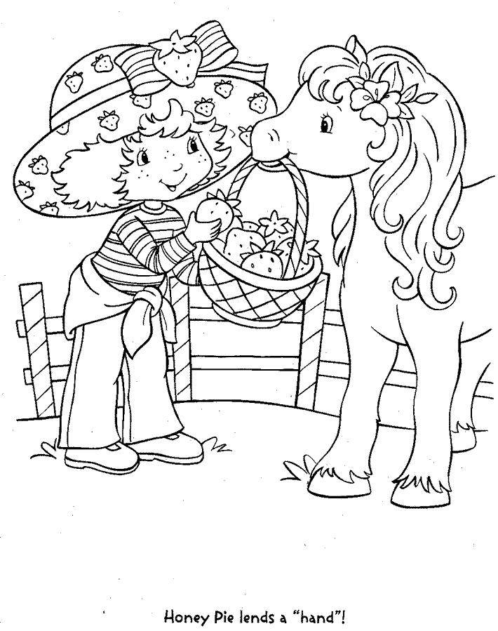 Strawberry Shortcake Coloring Pages 8