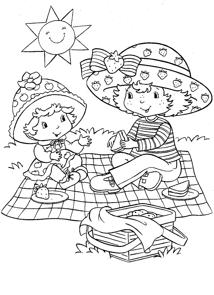 Strawberry Coloring Pages 2