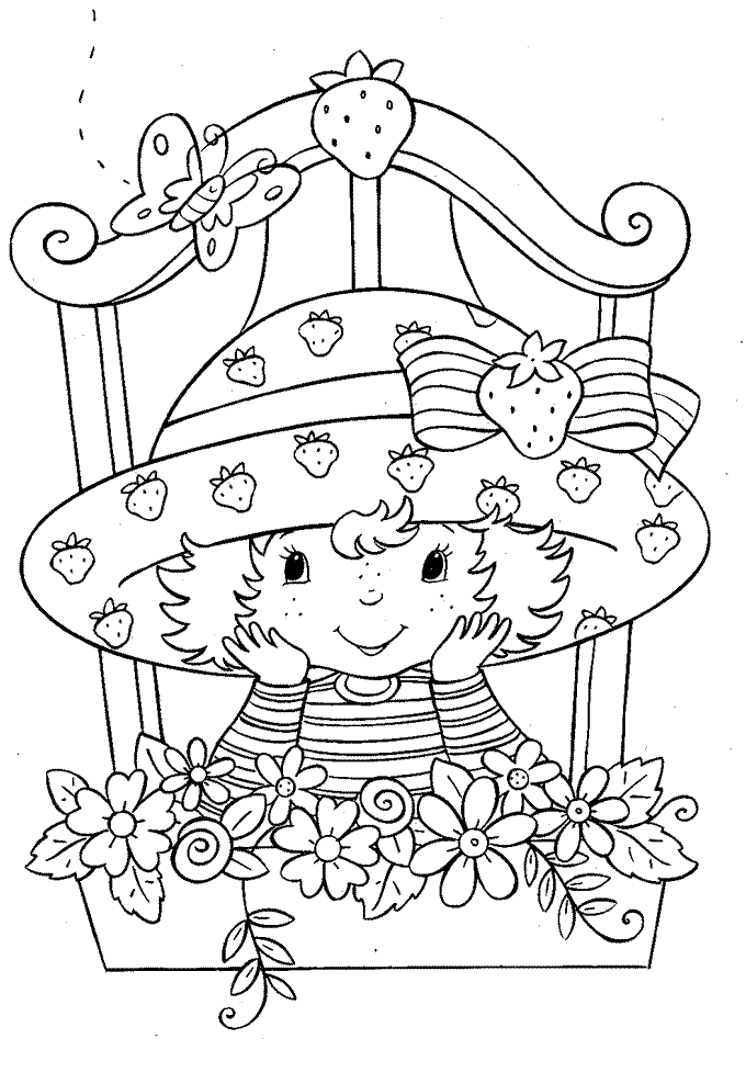 Strawberry Shortcake Coloring Pages 7