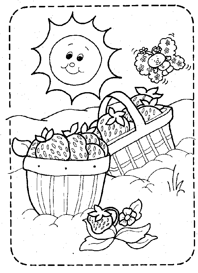 Strawberry Shortcake Coloring Pages 9