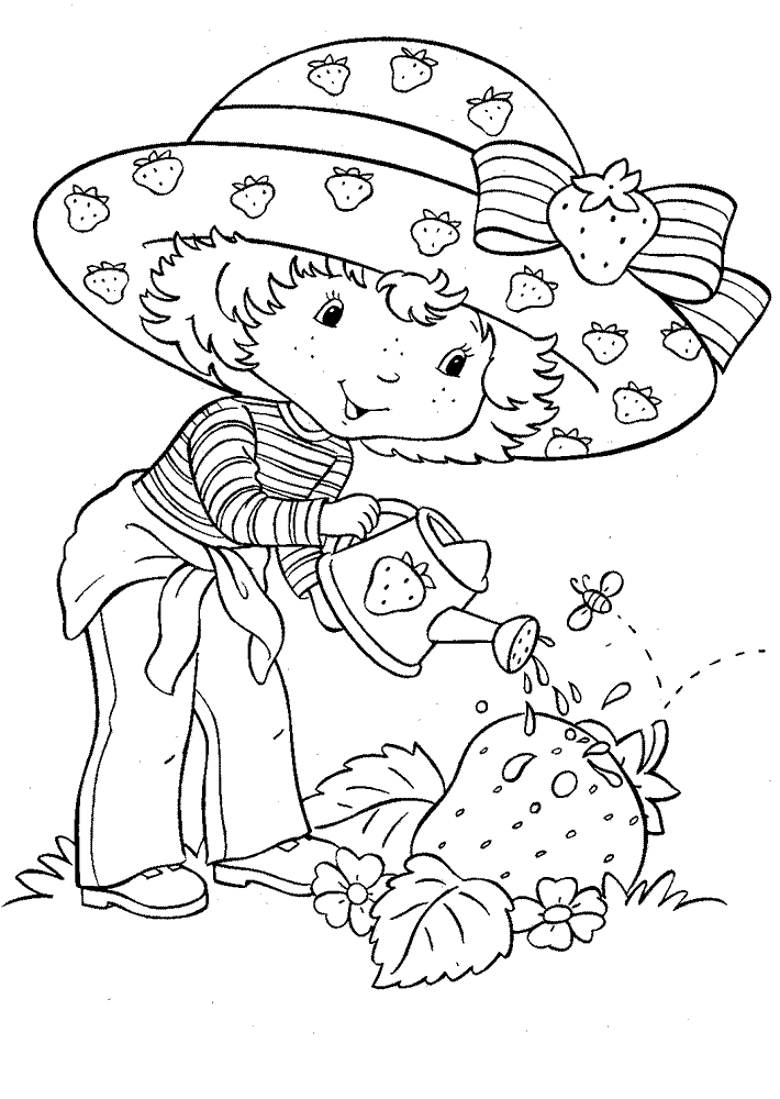 Strawberry Shortcake Coloring Pages 12