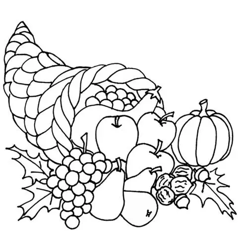 Thanksgiving Coloring Pages 6
