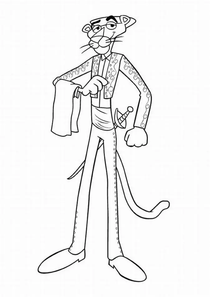 The Pink Panther Show Coloring Pages 8