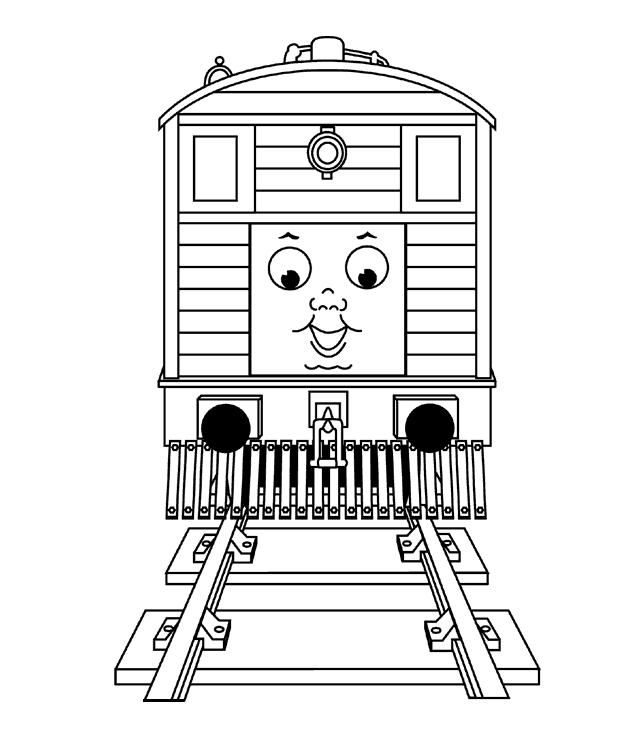 Thomas Coloring Pages 3