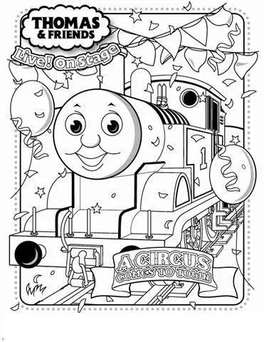 Thomas Coloring Pages 2