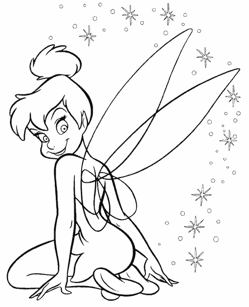 Tinkerbell Coloring 6