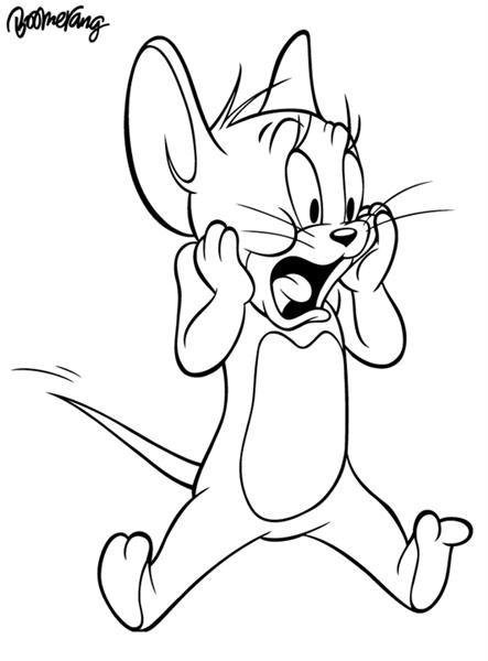 Tom Jerry Coloring Pages 5