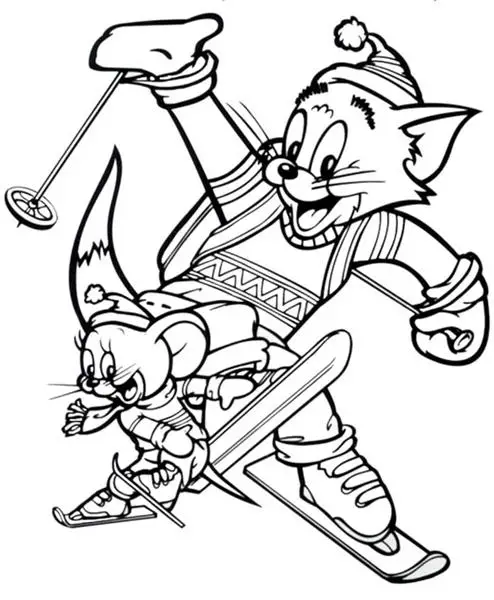 Tom and Jerry The Movie Coloring Pages 5