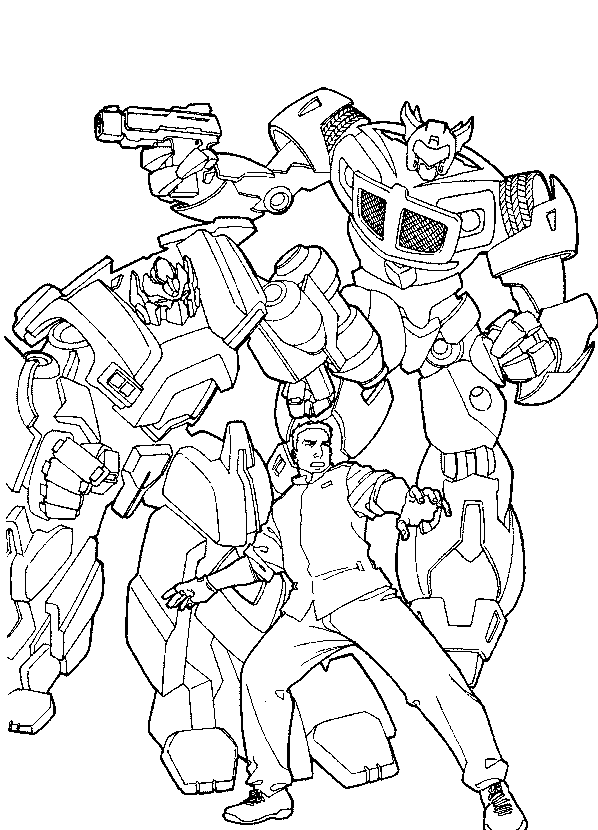 Transformer Coloring Pages 1