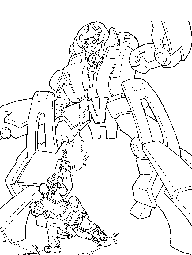 Transformer Coloring Pages 2