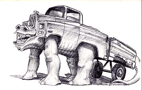 Monster Truck Coloring Pages 7