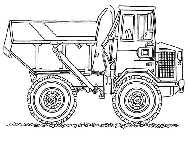 Monster Truck Coloring Pages 8