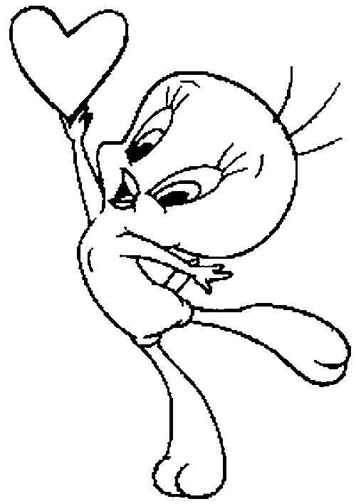 Tweety Coloring Pages 10