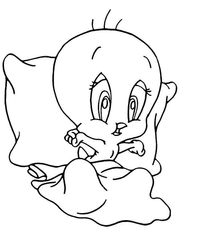 Tweety Coloring Pages 11
